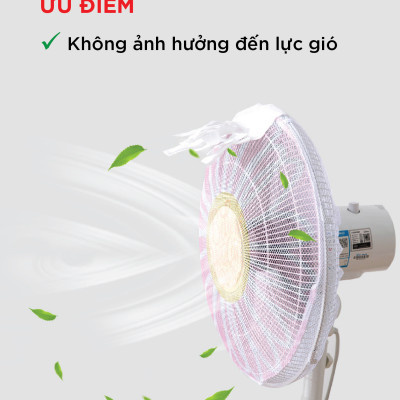 1 LƯỚI BỌC QUẠT CAO CẤP AN TOÀN CHO BÉ - DÂY RÚT (HÀNG CHẤT LƯỢNG TỐT) - Kích thước: Đường kính lồng quạt 45cm - GIAO MẪU NGẪU NHIÊN Áo Trùm Máy Quạt Bảo Vệ Điện Cao Cấp Có Vải Lồng Chống Bụi 