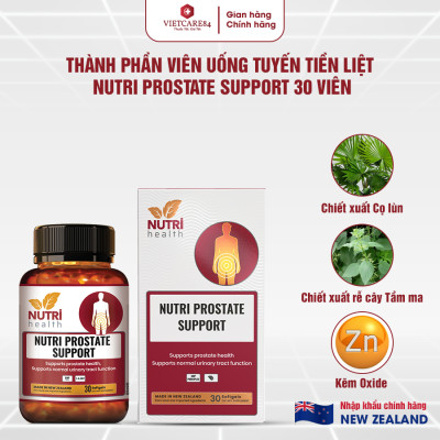 Viên Uống Tuyến Tiền Liệt NUTRI PROSTATE SUPPORT 30 Viên