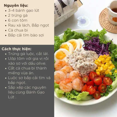 [Vị Huyền Mễ, Nguyên Bản, Yến Mạch] - Bánh Gạo Lứt Ăn Kiêng GUfoods 170g - Tập Gym, Giảm Cân, Thực Dưỡng, Eat Clean, Ăn Vặt Healthy, Không Chiên Dầu