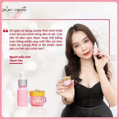 Bộ Đôi Làm Hồng Nhũ Hoa & Bikini LOVELY PINK, Chăm Sóc Da Vùng Kín & Nhũ Hoa, Dưỡng Da Sáng Hồng