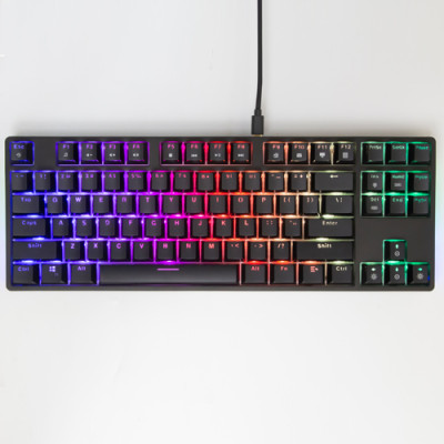 Bàn phím cơ gaming Fuhlen D87s RGB type-C Switch Blue/ Red/ Brown- Hàng chính hãng
