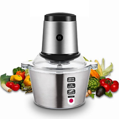 Máy xay thịt đa năng cối inox Mishio MK157 1.8L - Hàng chính hãng