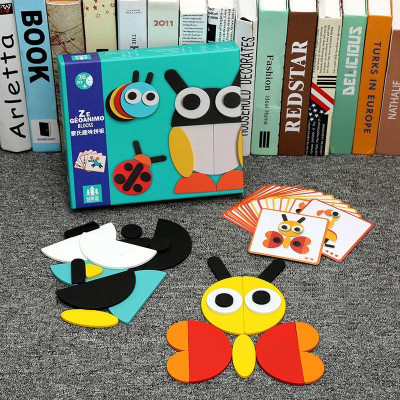 Đồ Chơi Xếp Hình Bộ Ghép Hình Gỗ Tư Duy Cho Bé