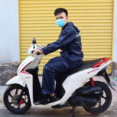 Áo mưa bộ 3XL vải dù cao cấp ,dày ,siêu bền ,chống nước ,chống thấm tối ưu ,kiểu dáng trang nhã hiện đại