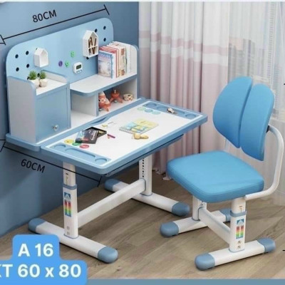 Bộ bàn ghế học sinh chống gù thông minh A16 Tundo KT 60 x 80 cm 