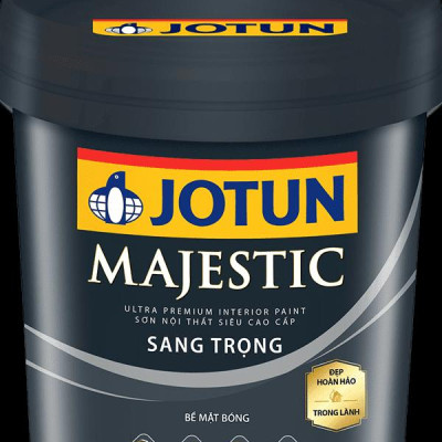 Sơn tường trong nhà cao cấp Jotun Majestic 1L Bóng sang trọng (Sơn nội thất cao cấp)