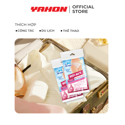 Bao Quần Lót Miễn Giặt Tiện Lợi BODY-MATE Nữ, 5 Cái/Bao