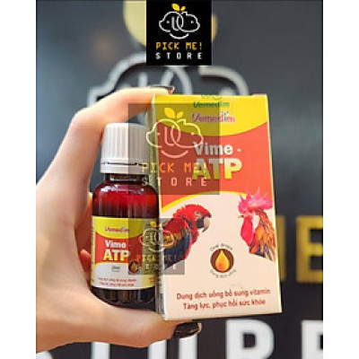 Vemedim Vime ATP Drop Cung Cấp Vitamin Tăng Lực cho Gà Đá, Chim Cảnh, Chó Đua