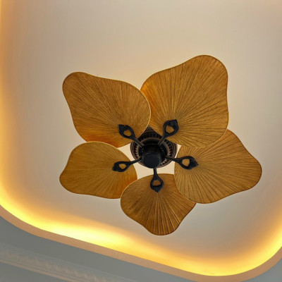 Quạt trần cánh lá mẫu mới Klasse 52KAS 261 - Hàng chính hãng - có điều khiển từ xa -