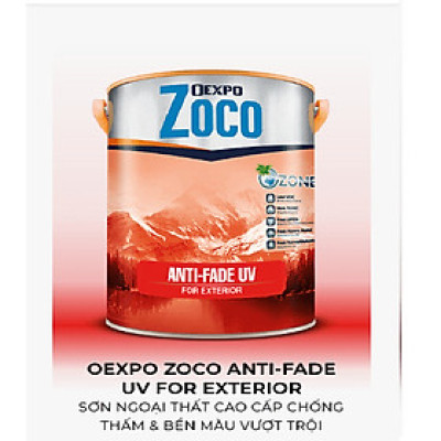 OEXPO ZOCO ANTI-FADE UV FOR EXTERIOR – SƠN NGOẠI THẤT CAO CẤP CHỐNG THẤM & BỀN MÀU VƯỢT TRỘI- OZ 86200