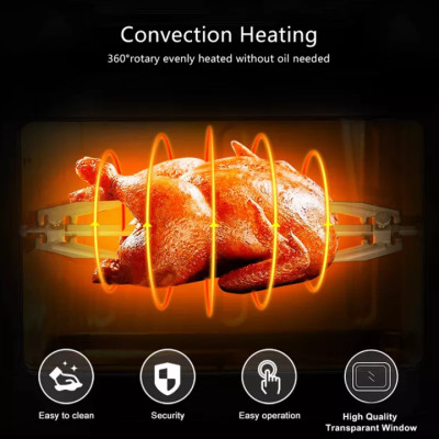 Nồi chiên không dầu điện tử dung tích lớn 12 Lít Biolomix MA510T 1600W - HÀNG NHẬP KHẨU