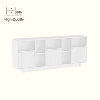 HAPPY FURNITURE , Kệ TV 3 cửa mở - NAMI, KTV_073 , 160cm x 30cm x 66cm DxRxC