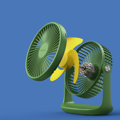 Quạt sạc Yoobao F2 PRO pin 10000mAh Chạy Liên Tục 50h, quạt bàn pin sạc cho học sinh - hàng chính hãng