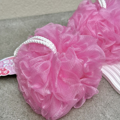 Bông tắm tròn tạo bọt mịn Kikron Ø12cm - Hàng Nội Địa Nhật Bản