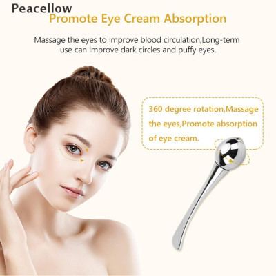 (Hàng Có Sẵn) Cây Lăn Mát Xa Mắt Bằng Hợp Kim Chuyên Dụng Chất Lượng Cao Không Gỉ Khi Dùng Mỹ Phẩm (Hàng Chính Hãng)