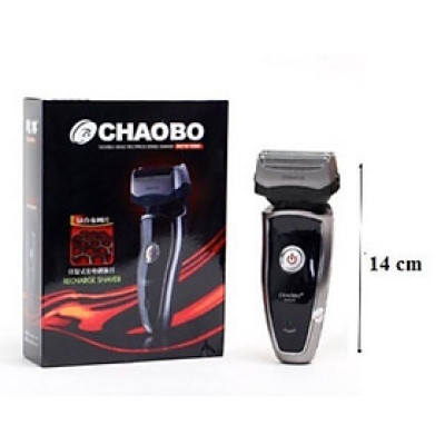 Máy cạo râu Chaobo 2 lưỡi kép, Siêu bền,tặng kèm 1 bộ lưỡi sơ cua