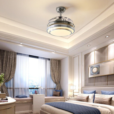 Quạt trần giấu cánh cao cấp - Có điều khiển từ xa - Động cơ DC - Hàng chính Hãng