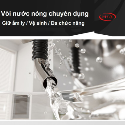 [Hàng Nhập Khẩu] Máy pha cà phê Cappuccino, Ristretto, Espresso, Latte chuyên nghiệp, thương hiệu Mỹ cao cấp HiBREW - H13