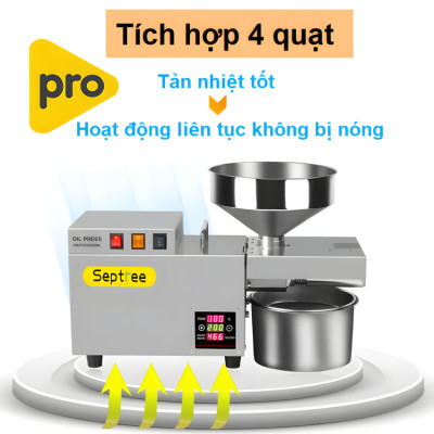 Máy ép dầu thực vật công nghiệp thương hiệu Mỹ cao cấp Septree S9S - Hàng Chính Hãng