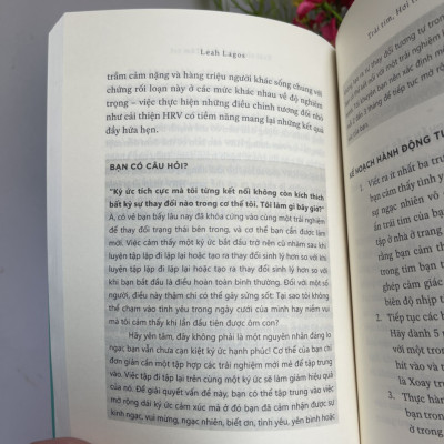 TRÁI TIM, HƠI THỞ, TÂM TRÍ (HUẤN LUYỆN TRÁI TIM ĐỂ CHẾ NGỰ STRESS VÀ VƯƠN TỚI THÀNH CÔNG) - Leah Lagos - Hoàng Đức Long - Nhã Nam - NXB Thế Giới.