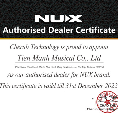 Phơ Đàn Guitar Nux Overdrive NOD3 Morning Star - Bàn Đạp Effect Pedal Mini Core NOD-3 Hàng Chính Hãng