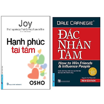 Combo Hạnh Phúc Tại Tâm + Đắc Nhân Tâm