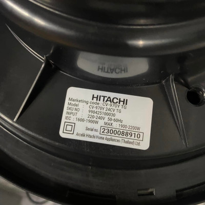 Máy hút bụi công nghiệp Hitachi CV-970Y 24CV TG dung tích 21L công suất 2200W xuất xứ Thái Lan - Hàng chính hãng