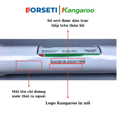 Hàng chính hãng Lõi lọc nước Kangaroo lõi lọc số 9 - ORP Cartridge