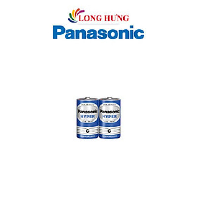 Vỉ Pin than trung C Panasonic Hyper 1.5V R14UT/2S-V (2 viên/10 viên) - Hàng chính hãng