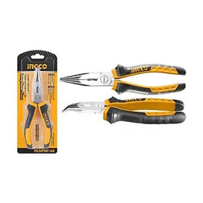 [CHÍNH HÃNG] Kềm mũi cong 6"/160mm HBNP08168 INGCO