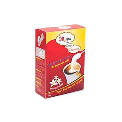 2 hộp Bột kem pha cafe/trà sữa Maya Coffee hương Vani (2 Hộp x 170g)