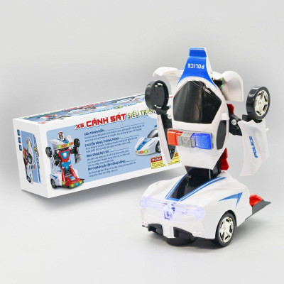 Đồ Chơi Robot Biến Hình Xe Cảnh Sát - Siêu Trình Diễn - Cresta DK81400