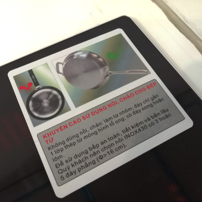 Bếp điện từ Grasso GS 9555EH (Made in Malaysia) - Hàng chính hãng