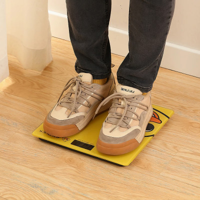 Cân điện tử vuông KG161 hình con vịt dễ thương, cân sức khỏe thông minh 180kg - Hàng chính hãng