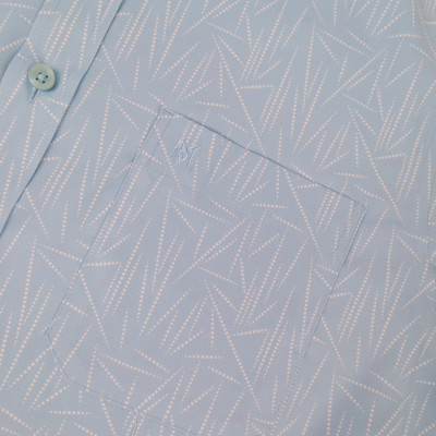 Áo sơ mi nam ngắn tay Khatoco A1MN468T2-CNIN672-2612-N