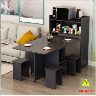 Bàn ăn gấp gọn, bàn ăn thông minh 4BTM01 - Nội thấtv lắp ráp Viễn Đông Adv