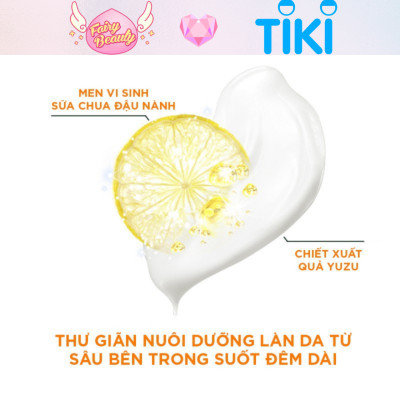 [GARNIER] Dưỡng Ẩm & Mặt Nạ Ngủ Ban Đêm Vitamin C 2 Trong 1, Giúp Trắng Da Mờ Thâm Bright Complete Sleeping Mask 50/18ml