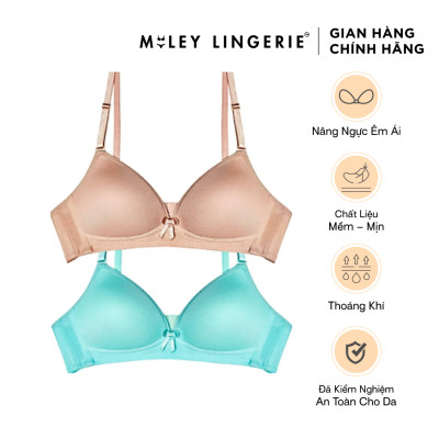 Bộ 2 Áo Ngực Nữ Cotton Không Gọng Miley Lingerie BRW_02