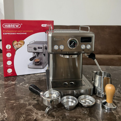 Máy Pha Cà Phê Espresso HiBREW H10A Cao Cấp Thương Hiệu Mỹ, Công suất 1350W - HÀNG NHẬP KHẨU, BẢO HÀNH 12 THÁNG