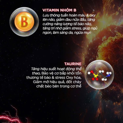 DMAXX thức uống bổ sung vitamin năng lượng không đường DAMODE 51 gói màu đỏ mỗi gói 2,2gr