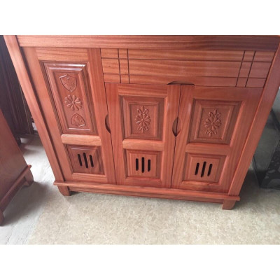 Tủ để giày gỗ xoan đào