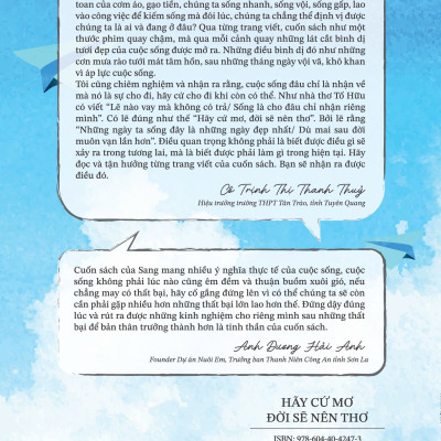 HÃY CỨ MƠ, ĐỜI SẼ NÊN THƠ - Trương Chấn Sang