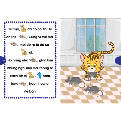 Combo 2 Quyển Phát Triển Tư Duy Và Ngôn Ngữ Cho Bé - Truyện Đọc Bằng Hình Ảnh - Truyện Ngụ Ngôn Việt Nam đặc sắc - ( VT)