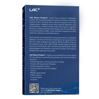 VIÊN UỐNG HỖ TRỢ BẢO VỆ HỆ THẦN KINH LAC NEURO PROTECT (30 VIÊN)