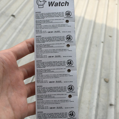 Pin Maxell Silver Oxide 1.55V SR920SW 371