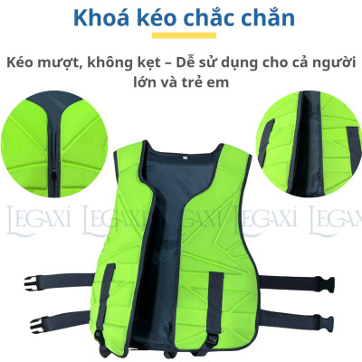 Áo Phao Tập Bơi Cứu Sinh An Toàn Cho Người Lớn Và Trẻ Em Dùng Khi Tắm Biển Hồ Câu Cá Du Thuyền