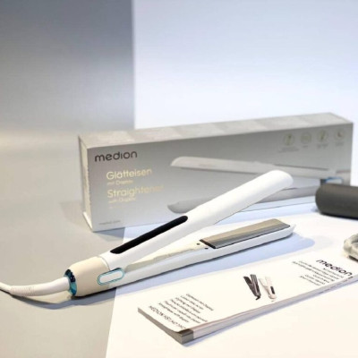 Máy ép tóc Medion Life HS1 MD19925 màu trắng Hàng chính hãng