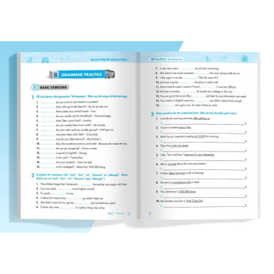 Sách - Ngữ Pháp Tiếng Anh Nâng Cao Lớp 6 - Combo 2 Tập - Megabook