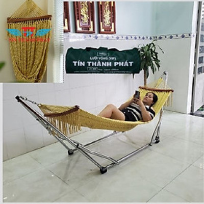 Lưới võng VIP đan thủ công Tín Thành Phát – Bền chắc, êm ái, thoáng khí, giúp thư giãn tối đa