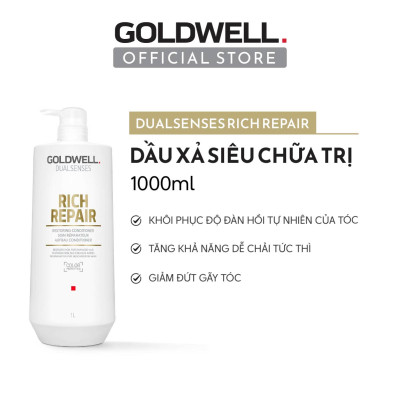 Dầu Xả Goldwell Rich Repair Phục Hồi Tóc Hư Tổn, Chẻ Ngọn Từ Sâu Bên Trong